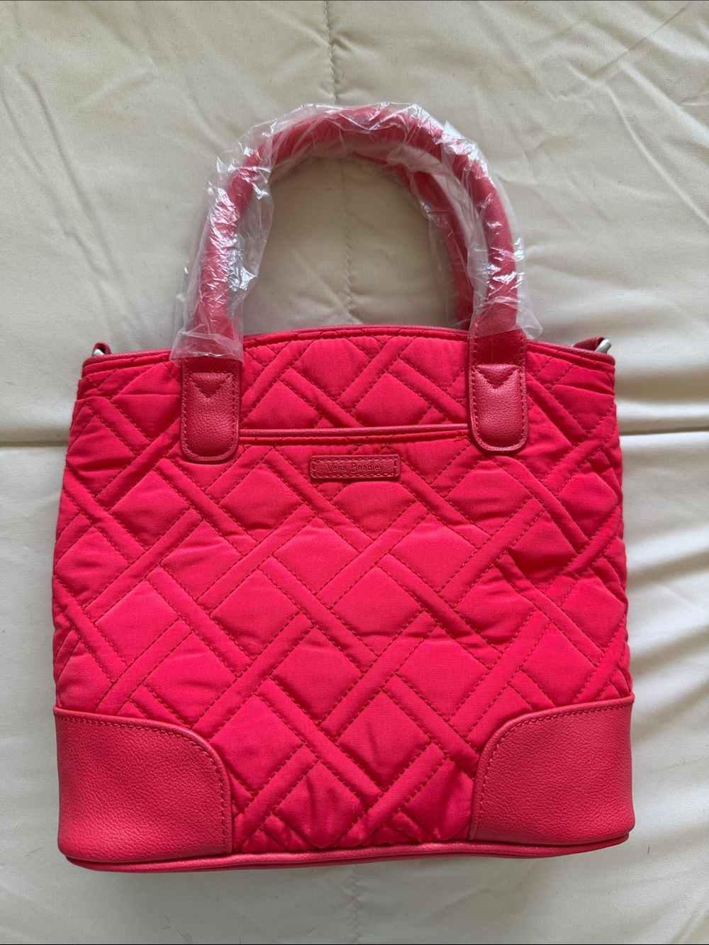 Vera Bradley Quilted Hot Pink Tote